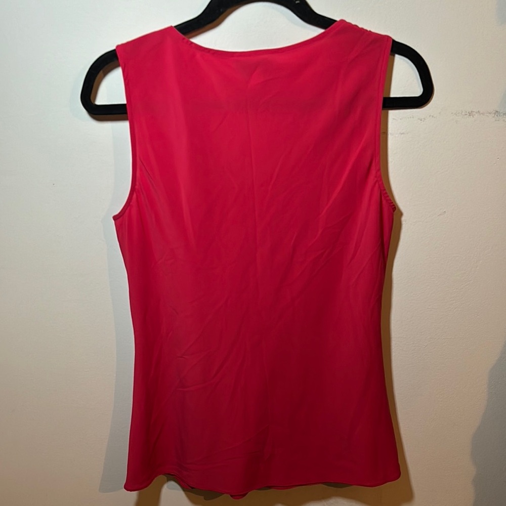 Spense Pink Ruffled Fitted Tank Top - Picture 3 of 15